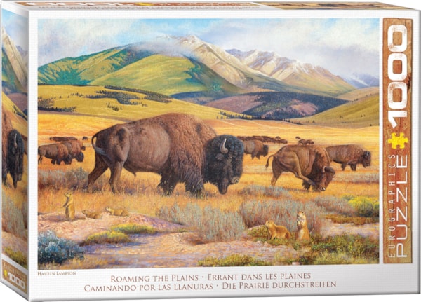 1000 Piece Jigsaw Puzzle - Roaming the Plains | EUROGRAPHICS