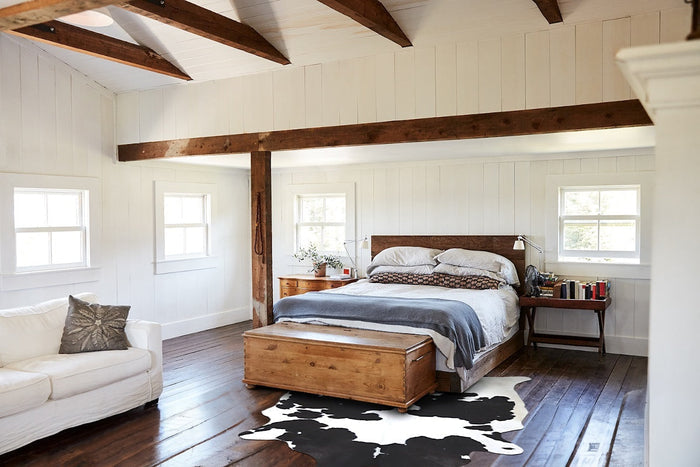 Black and White Cowhide Rug #B9558
