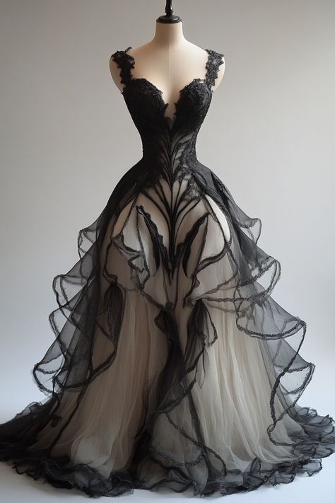 Charming A Line Straps Ruffle Lace Tulle Long Prom Dress Evening Dress