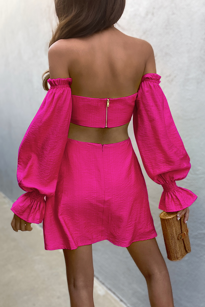 Julie Mini Dress - Pink - SHOPJAUS - JAUS