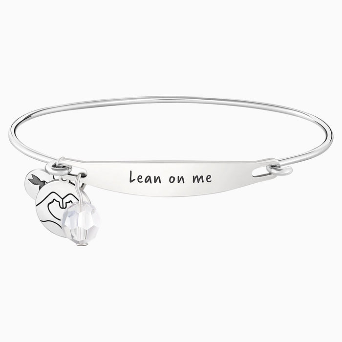 LEAN ON ME ID BANGLE S/M