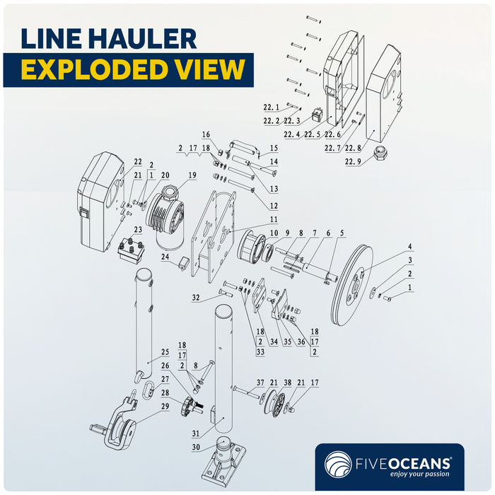 Line Hauler Pot/Trap Puller Replacement Solenoid