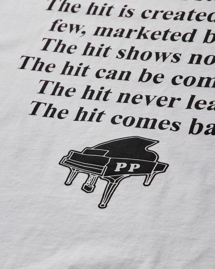 Public Possession The Hit T-Shirt White T-Shirts Shortsleeve PPMODA24-108 1