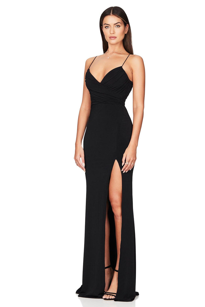 Nookie Venus Gown - Black - SHOPJAUS - JAUS
