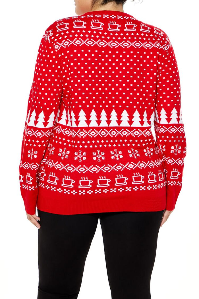 Plus Size Friends Fair Isle Sweater