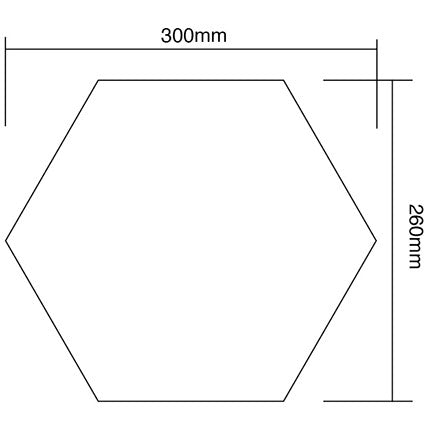 Sana Acoustic Shapes Hexagons - Pack of 6