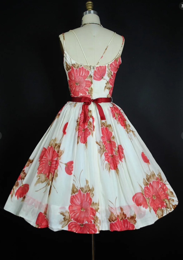 Strapless A-Line Short Prom Dresses Floral Birthday Dresses, Homecoming Dresses