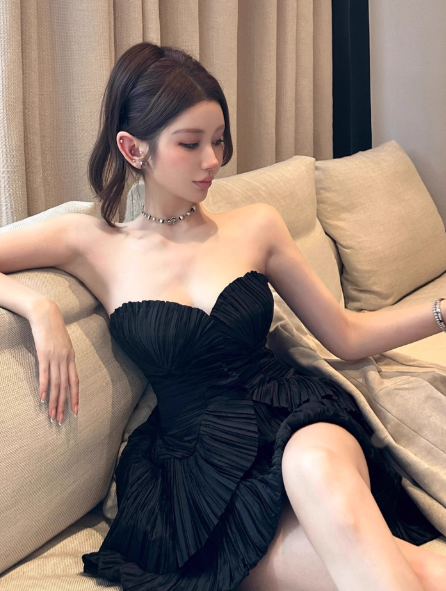 Sweetheart Neck Black Hoco Dresses with Pleats Fashion Birthday Dresses