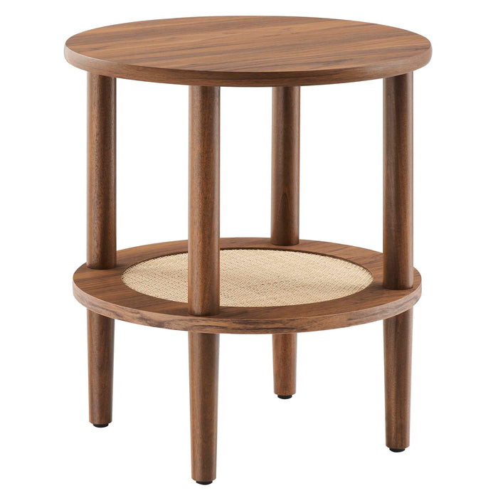 18.5 x 18.5 x 19.5 in / WALNUT
