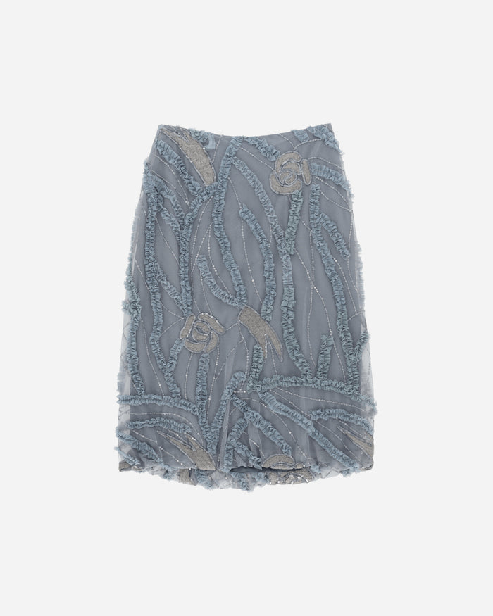 Pezze Vintage Wmns Light Blue Tulle Skirt Blue Skirts Maxi 0772425 1
