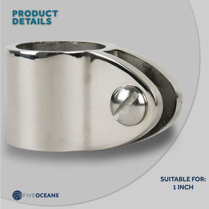 Bimini Top Hardware 1" Jaw Slide, AISI316 Stainless Steel - 2-Pack - FO2959-M2 - Five Oceans