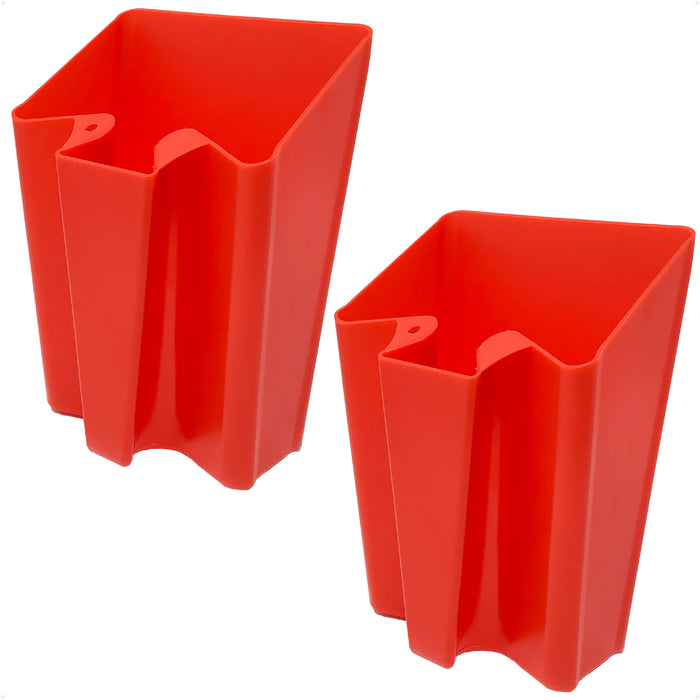 1 Liter (1 qt) Hand Scoop Bailer, Red, 2-Pack - FO2149-M2 - Five Oceans