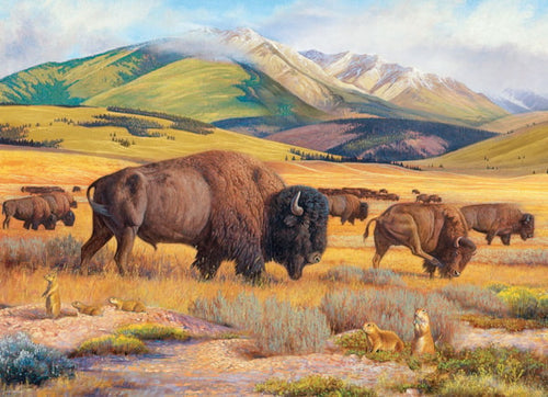 1000 Piece Jigsaw Puzzle - Roaming the Plains | EUROGRAPHICS