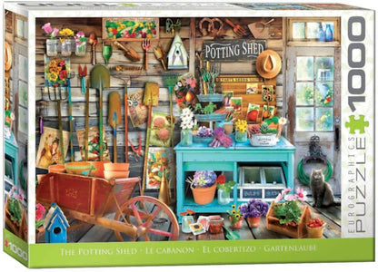 1000 Piece Jigsaw Puzzle - The Potting Shed | EUROGRAPHICS