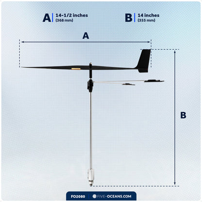 14-1/2" Wind Vane Indicator - FO2080 - Five Oceans
