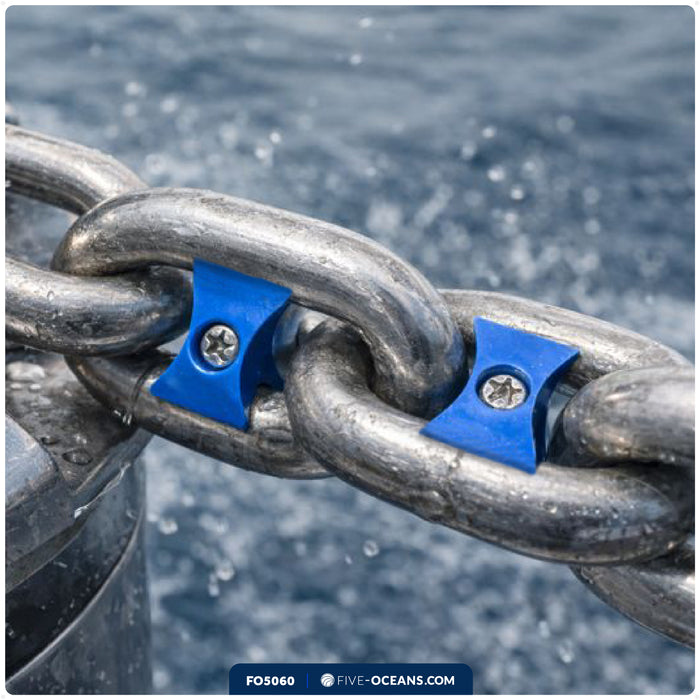1/4" (7mm) HT G4 Anchor Windlass Chain Markers, 12-Pack, 6 Colors - FO5060 - Five Oceans