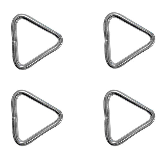 Stainless Steel Triangle, 1/4" x 2", 4-Pack - FO3808-M4 - Five Oceans