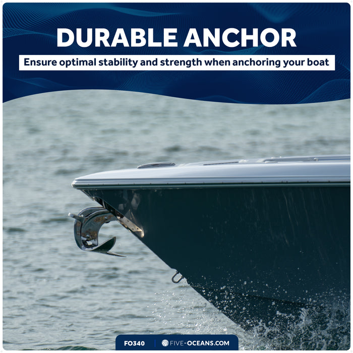 16.5 Lb. Bruce Claw Anchor, Galvanized Steel – FO340 - Five Oceans