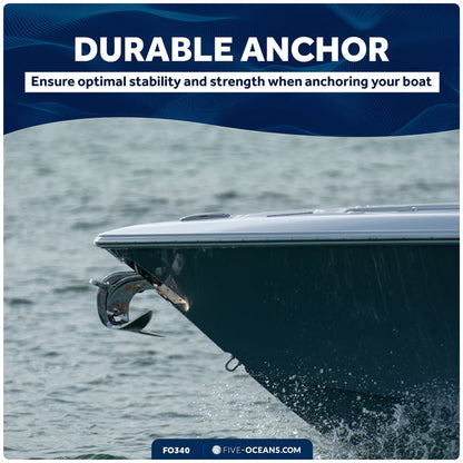 16.5 Lb. Bruce Claw Anchor, Galvanized Steel – FO340 - Five Oceans