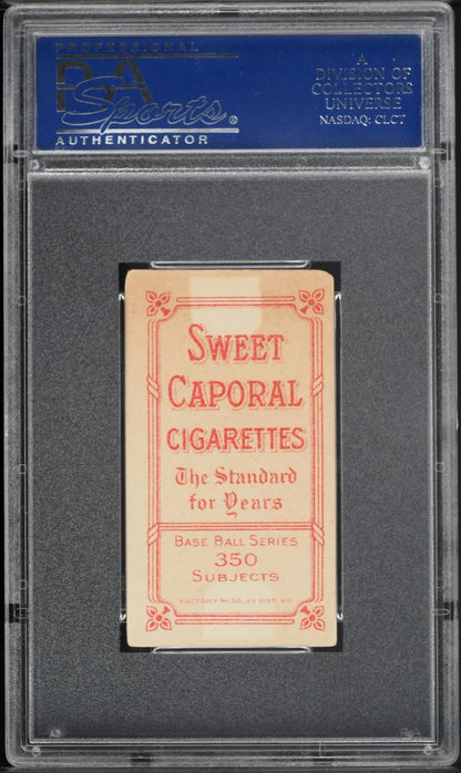 1909-11 T206 Bob Rhoades ROADS, HANDS AT CHEST, SWEET CAPORAL 350/30 PSA 4 VGEX (MGD2)