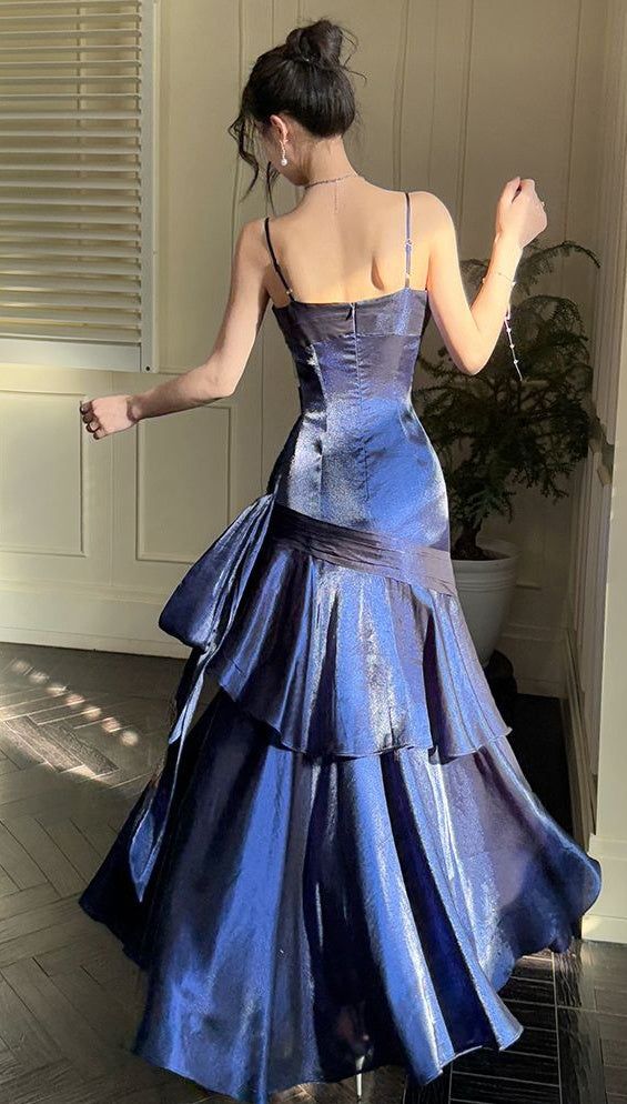 2000's Retro Dance Party Dresses Spaghetti Straps Debs Prom Dress,AST2318