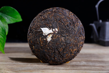 2018 Cha Nong Hao "Bu Lang Gu Shu" Ripe Pu-erh Tea Cake | Yunnan Sourcing Tea Shop