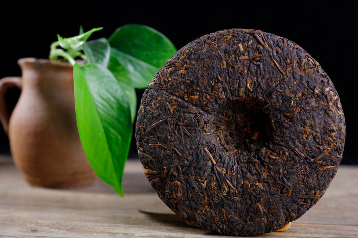 2018 Cha Nong Hao "Bu Lang Gu Shu" Ripe Pu-erh Tea Cake | Yunnan Sourcing Tea Shop
