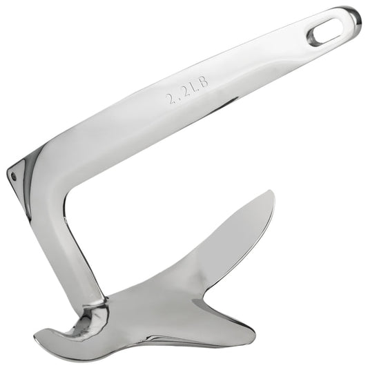 2.2 Lb. Bruce Claw Anchor, AISI316 Stainless Steel – FO4549 - Five Oceans