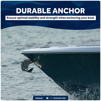 2.2 Lb. Bruce Claw Anchor, AISI316 Stainless Steel – FO4549 - Five Oceans