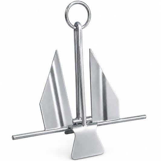 3 lb Slip-Ring Fluke Anchor - Hot-Dipped Galvanized Steel
