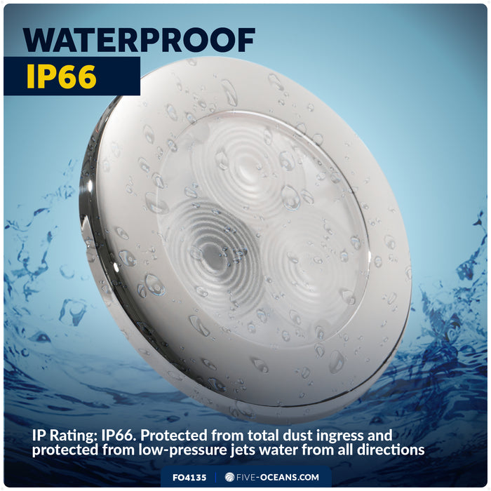 3" LED Recessed Courtesy / Cockpit Ceiling Light, Blue - FO4135 - Five Oceans