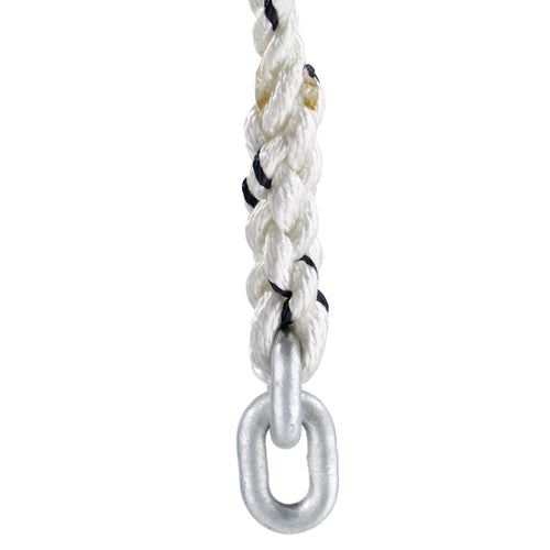 3-Strand Rope to Galnanized Steel Anchor Locker Links Chain Splice - FO4692 - Five Oceans