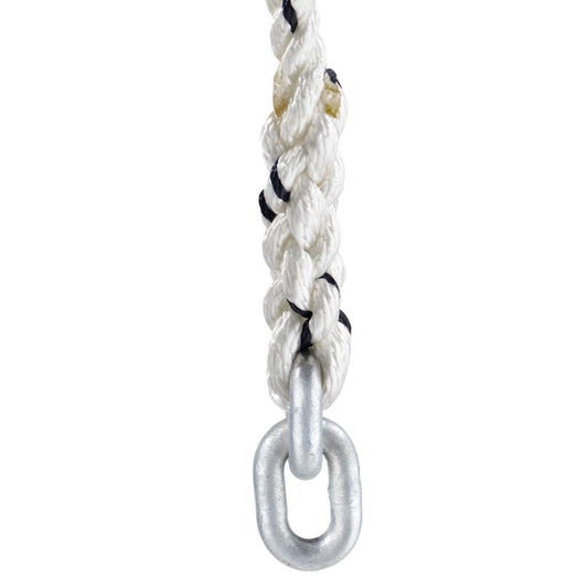 3-Strand Rope to Galnanized Steel Anchor Locker Links Chain Splice - FO4692 - Five Oceans