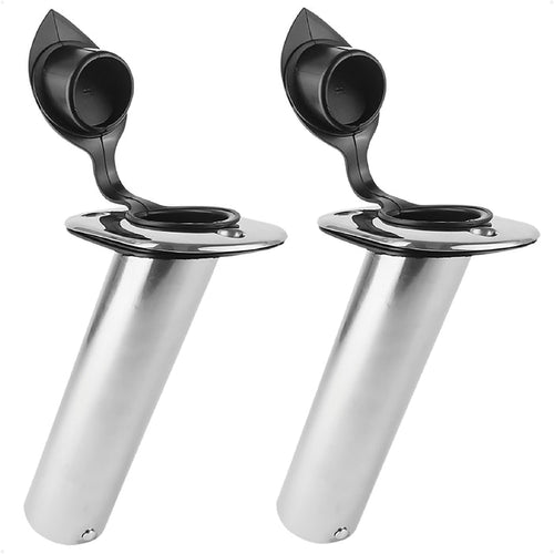 30-Degree Rod Holder, Flush Mount, Stainless Steel, 2-Pack – FO4497-M2 - Five Oceans