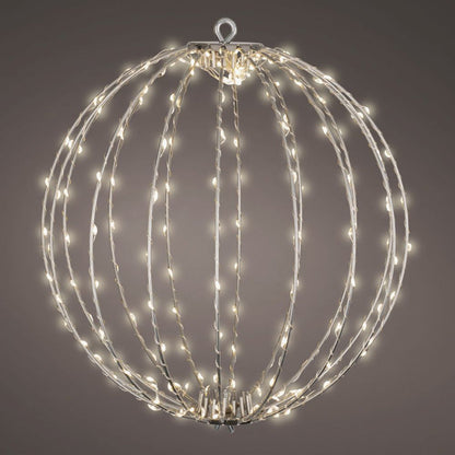 38cm Warm White LED Ball White Frame Light