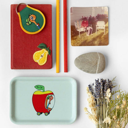 3P4 x Richard Scarry® Apple Car Vintage Tray