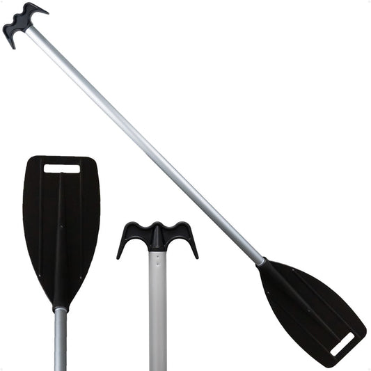 4' Paddle & Hook, Black, Aluminum - FO1876 - Five Oceans