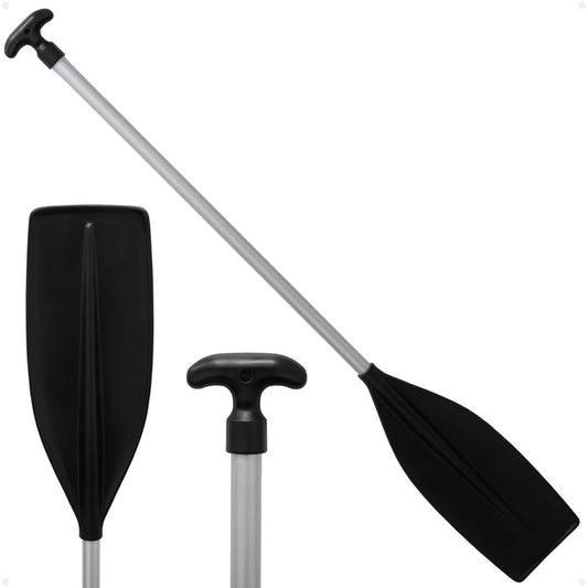4' Paddle, T-Handle, Black, Aluminum - FO4722 - Five Oceans