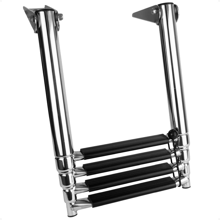 4-Step Over Platform Telescoping Swim Ladder, AISI316 Stainless Steel - FO4503 - Five Oceans