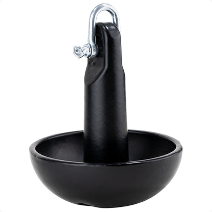 5 Lb. Mushroom Anchor, Black, Vinyl Coated - FO4553 - Five Oceans