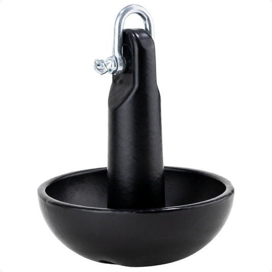 5 Lb. Mushroom Anchor, Black, Vinyl Coated - FO4553 - Five Oceans