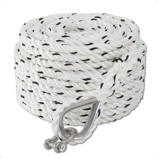 5/8" x 200' Premium 3-Strand Nylon Anchor Line - FO4488-C200 - Five Oceans