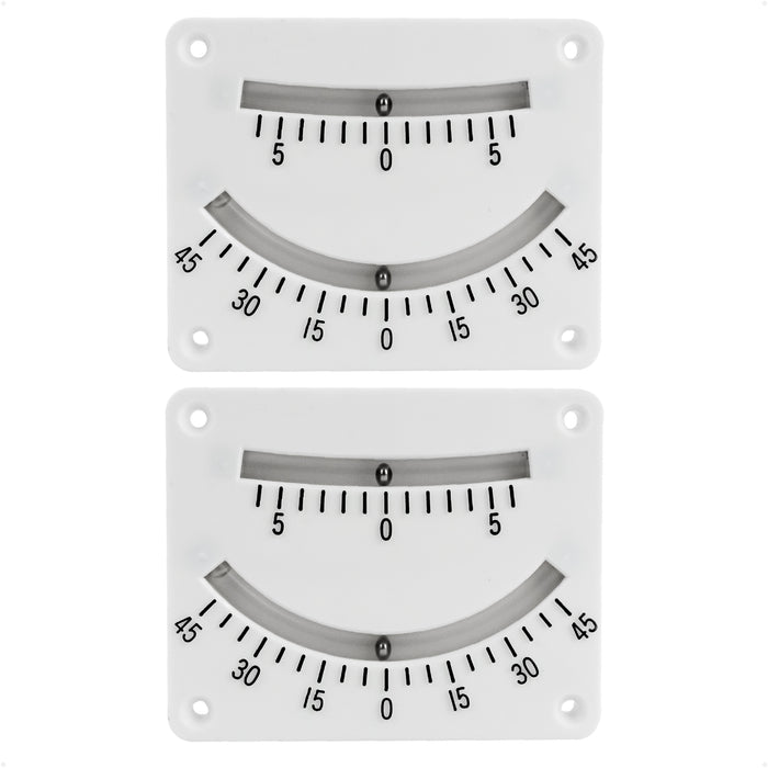 6 & 45 Degree Double Reading Clinometer, 2-Pack - FO3037-M2 - Five Oceans