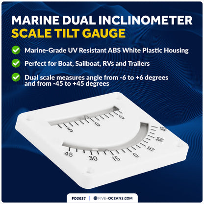 6 & 45 Degree Double Reading Clinometer - FO3037 - Five Oceans