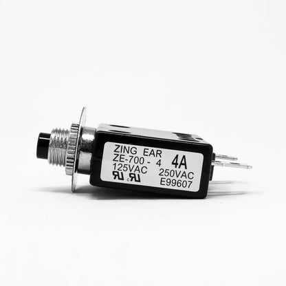 6 Amp Push-Button Reset Circuit Breaker 125-250V AC / 50V DC, 2-Pack - FO1679-M2 - Five Oceans