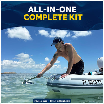6 lb Fluke Anchor Kit - Hand-Spliced Rope & Chain