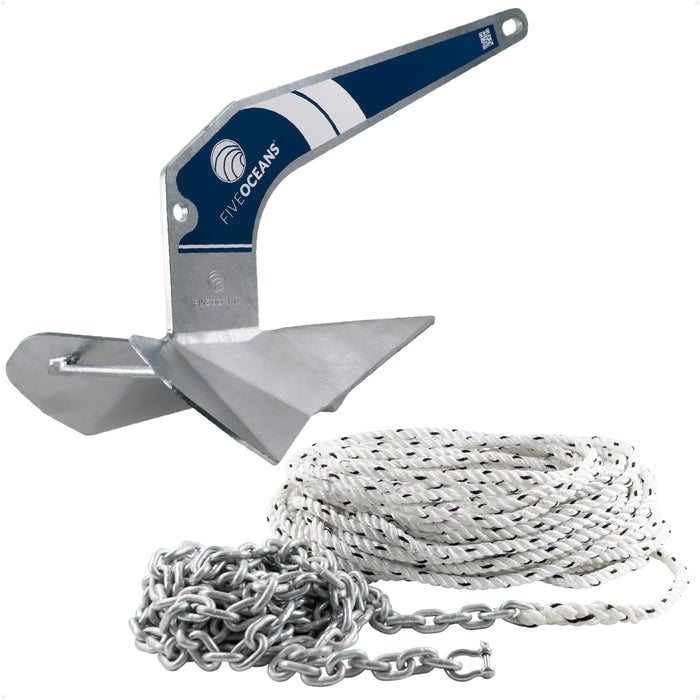 9 Lb / 4 Kg. Delta Anchor Kit for Windlass Systems - FO4213-4286 - Five Oceans
