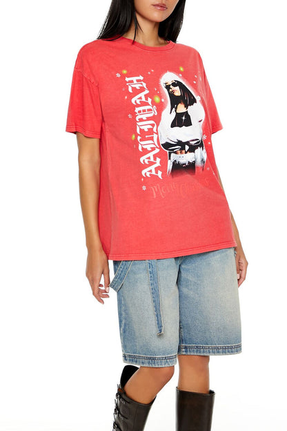 Aaliyah Christmas Graphic Tee