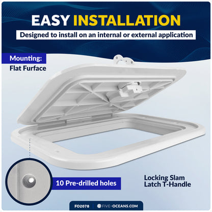 Access Hatch, 10-7/8" x 14-3/4", Off-White - FO2078 - Five Oceans