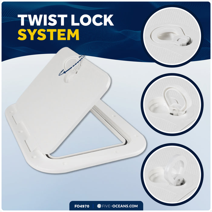 Access Hatch, 14-13/16" x 10-7/8", Off-White - FO4970 - Five Oceans